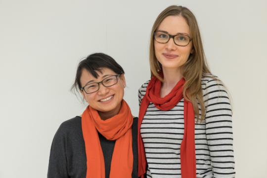 2014 Twinning partners Yang Hongyan (PEAC,China) & Luise Körner (SOS, Germany)